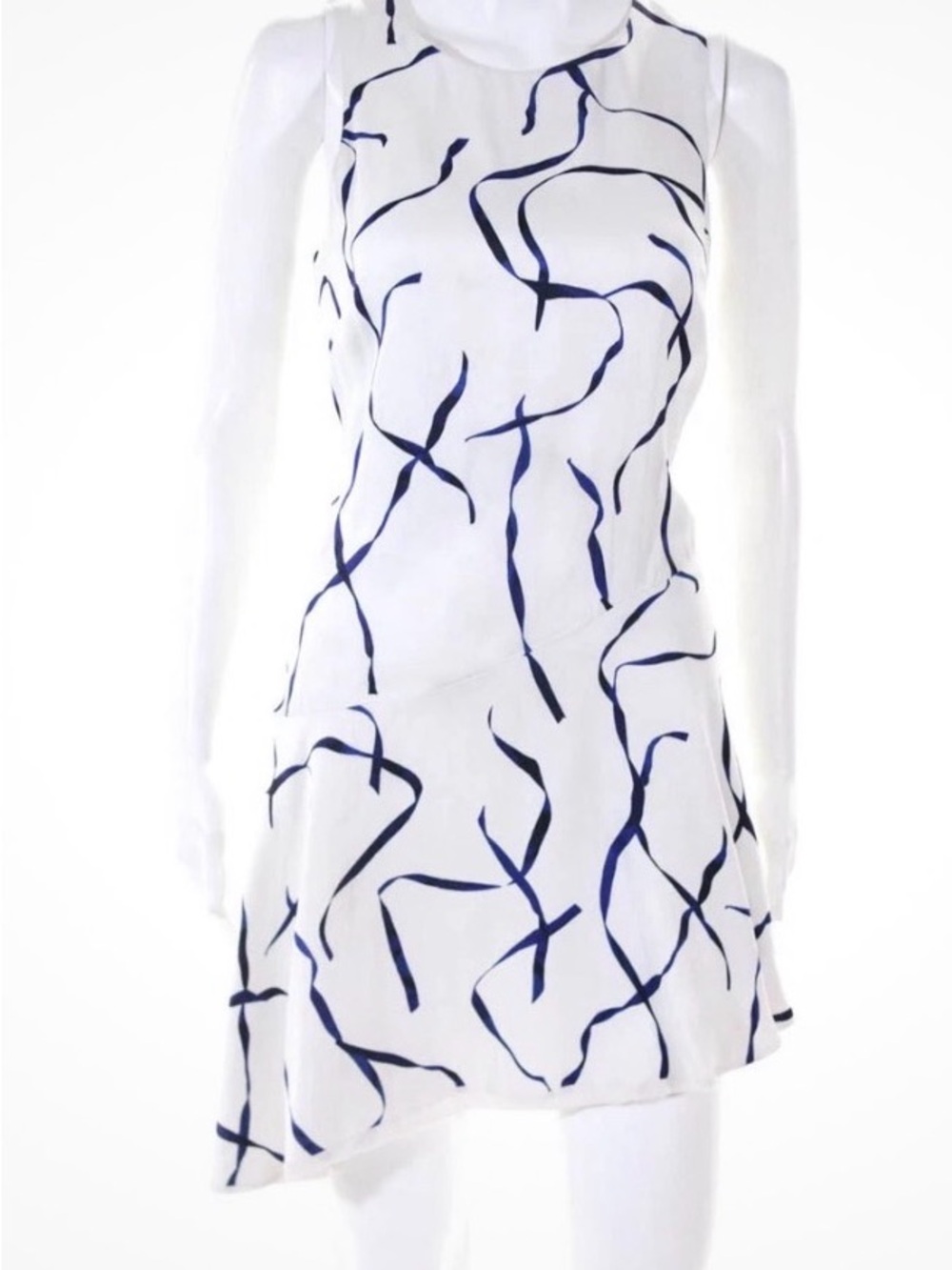 Stylestalker Womens Blue Ribbon
Asymmetric Hemline Shift Dress - needs skill!